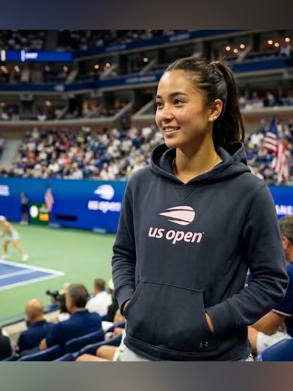 US Open Tennis Championship Black Hoodie- Sz M